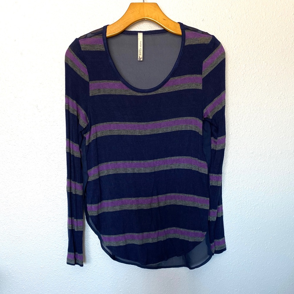 Paper Crane Striped Long Sleeve